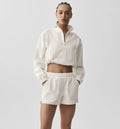 Alumni Cropped 1/4 Zip + Short Set