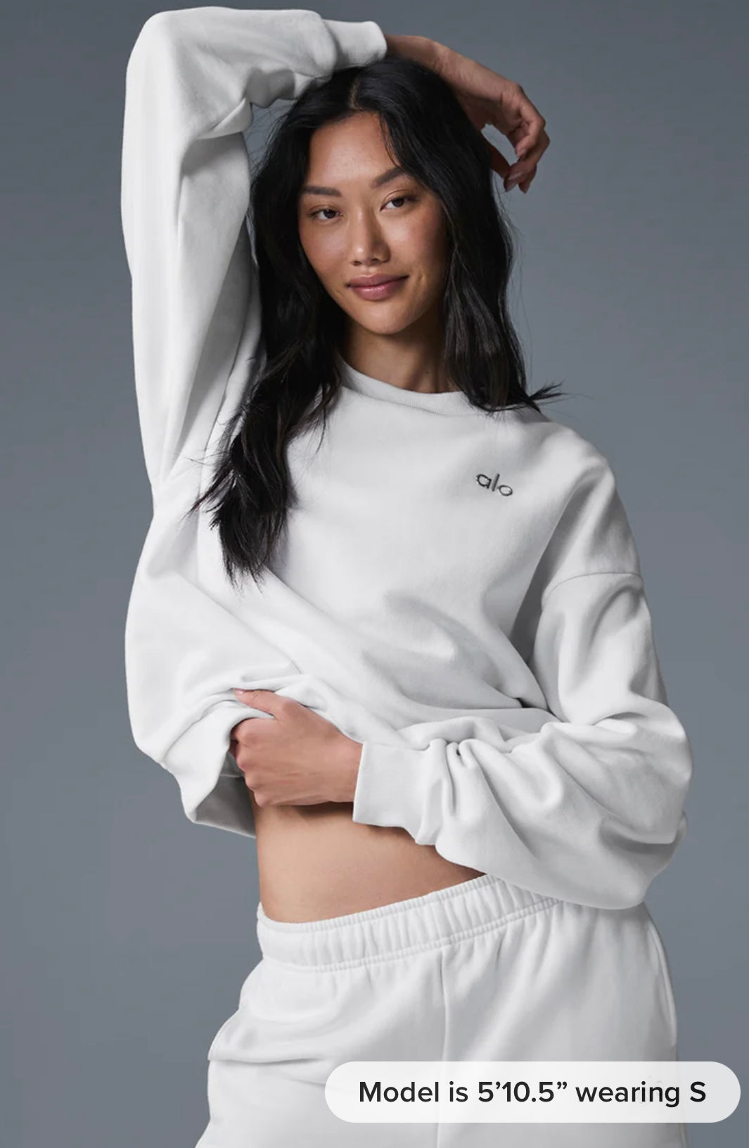 CozyLine Crewneck Sweater White