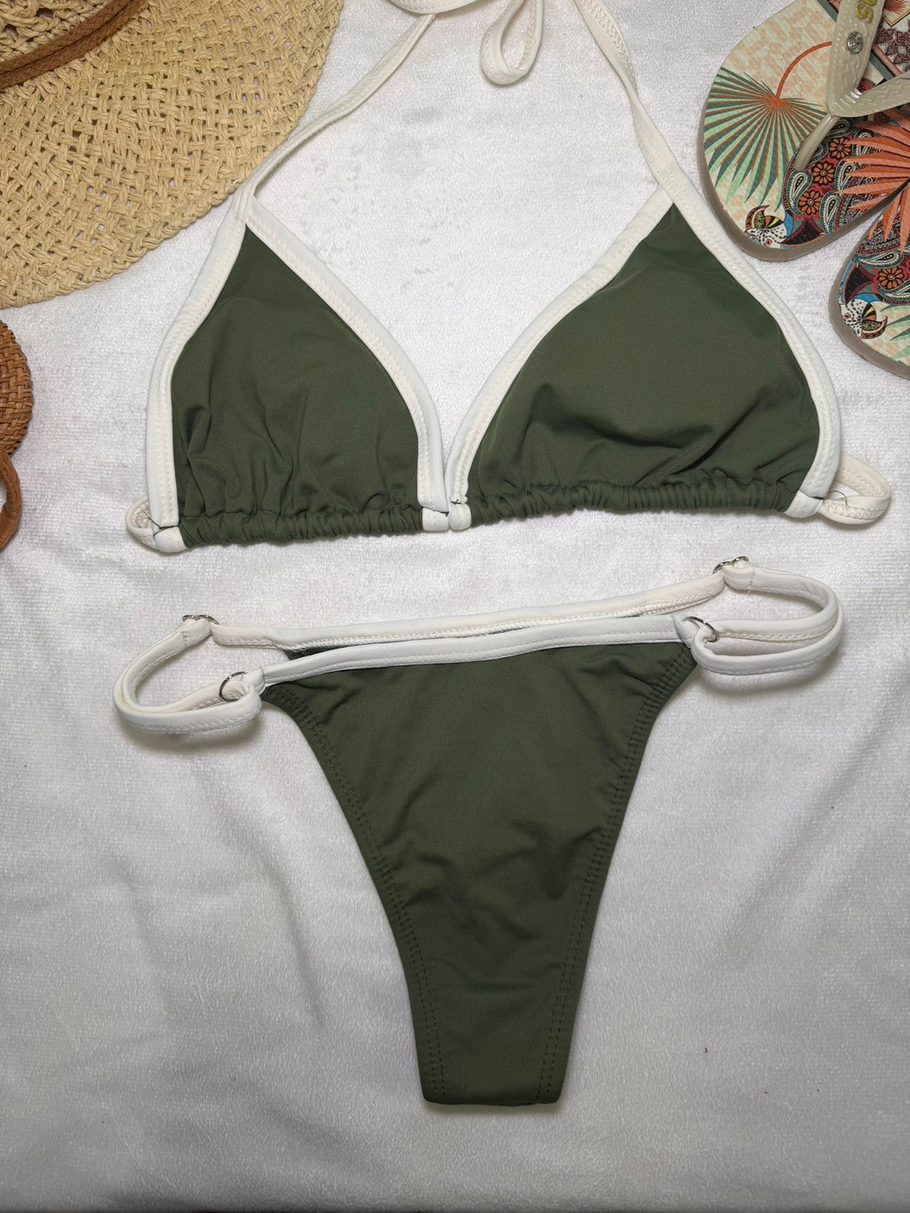#39 Olive White | Sirena do Brasil Swimwear