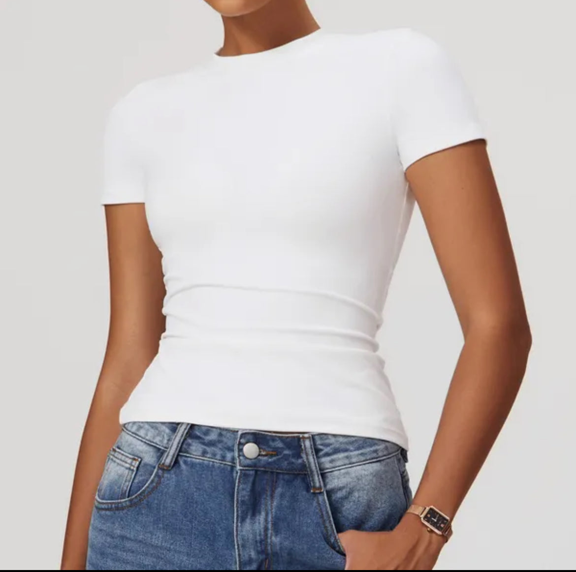 All Day Short Sleeve White