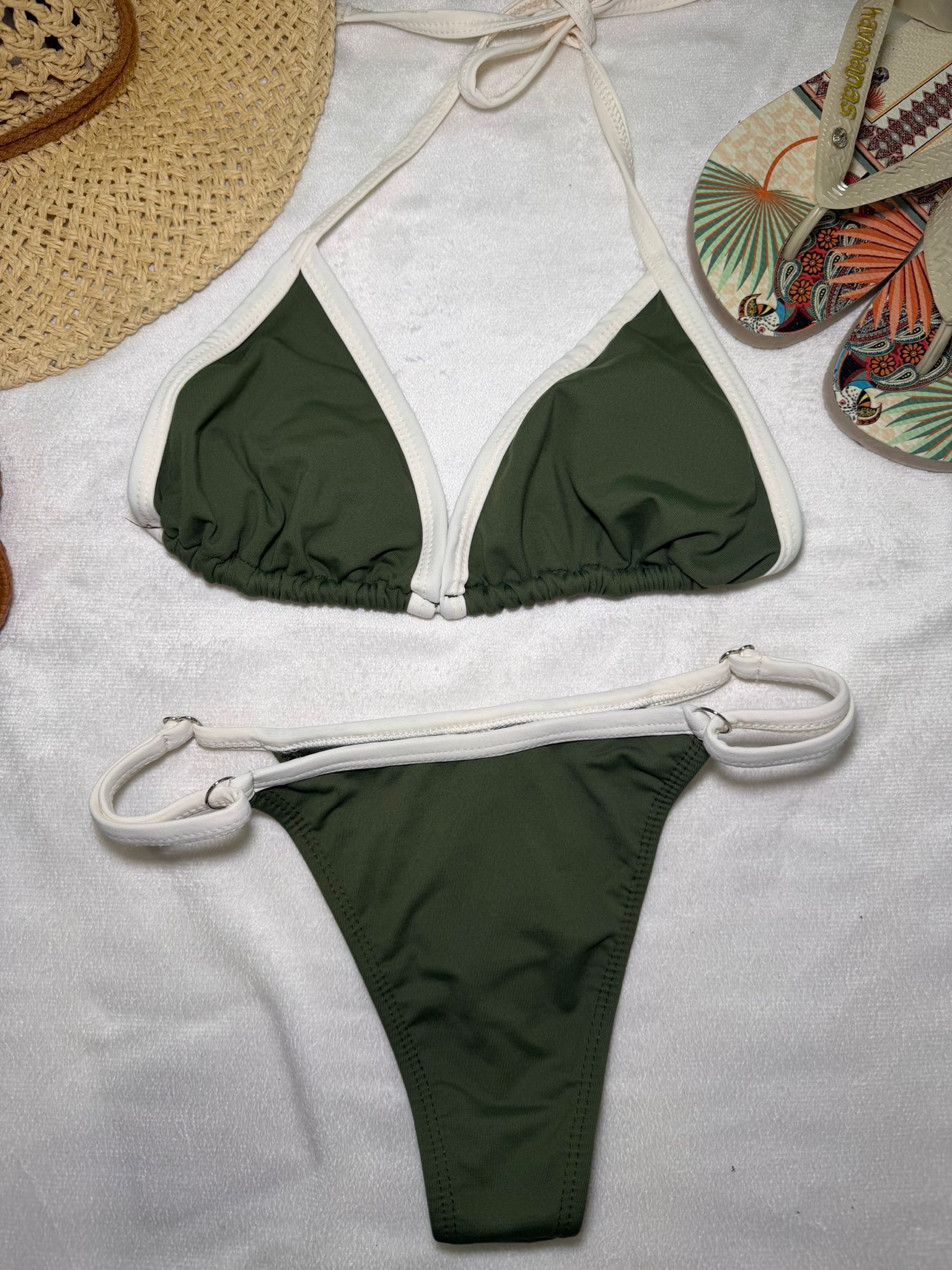 #39 Olive White | Sirena do Brasil Swimwear