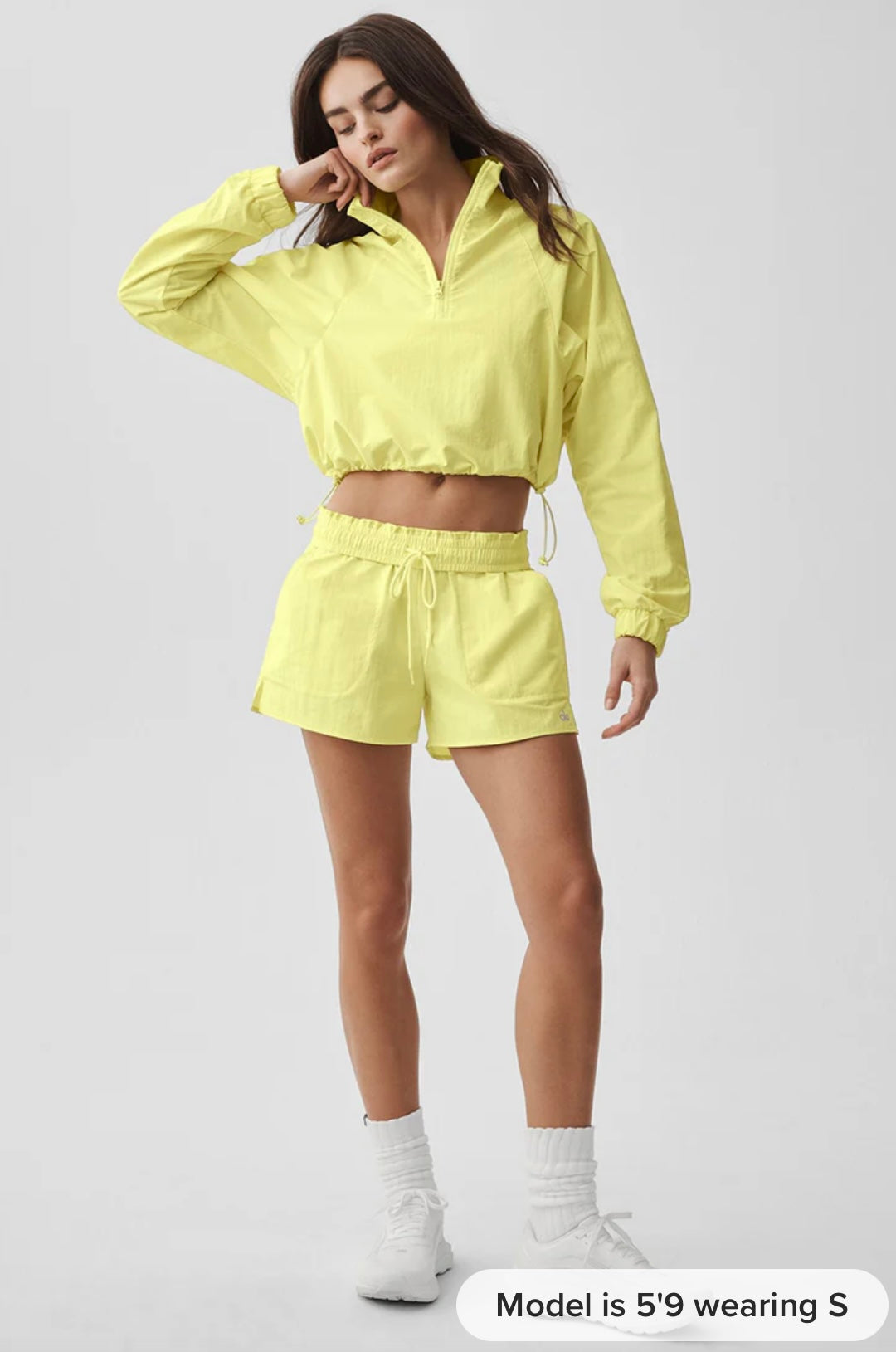 Alumni Cropped 1/4 Zip + Short Set
