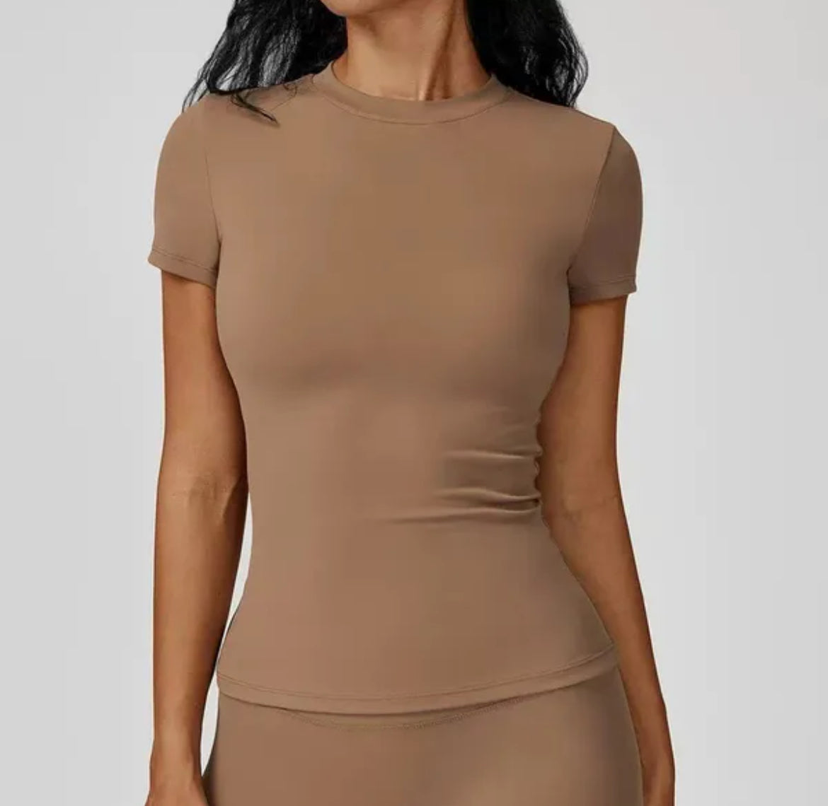 All Day Short Sleeve Beige