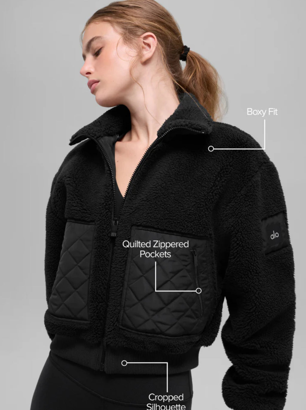 The Cozy-Quilt Flight Bomber Black