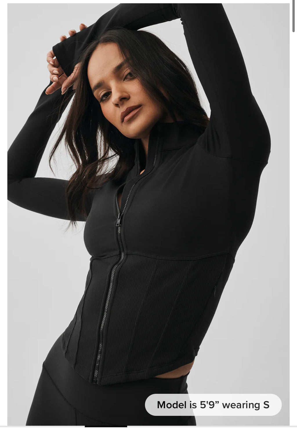 Airbrush Corset Full Zip Jacket