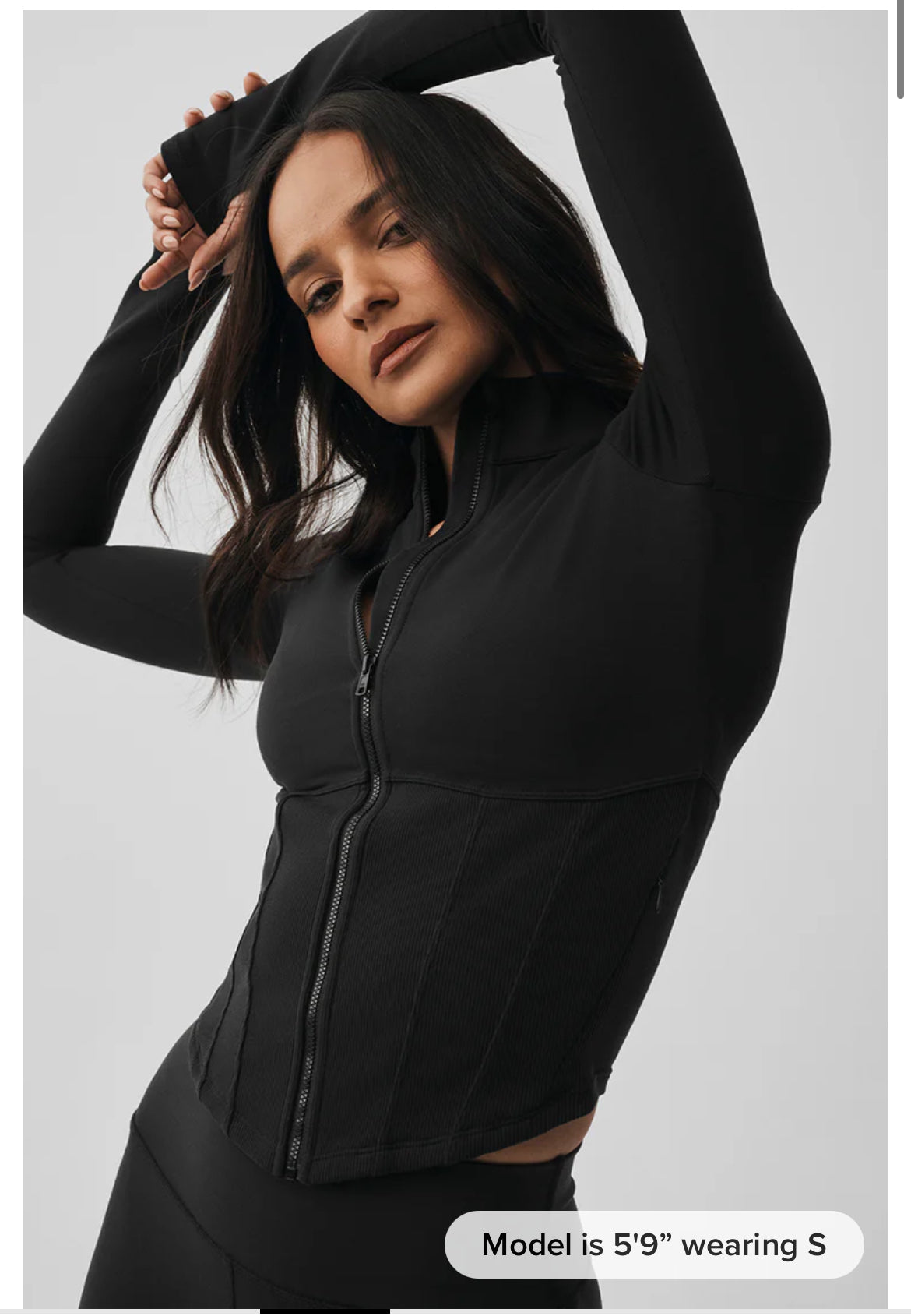 Airbrush Corset Full Zip Jacket