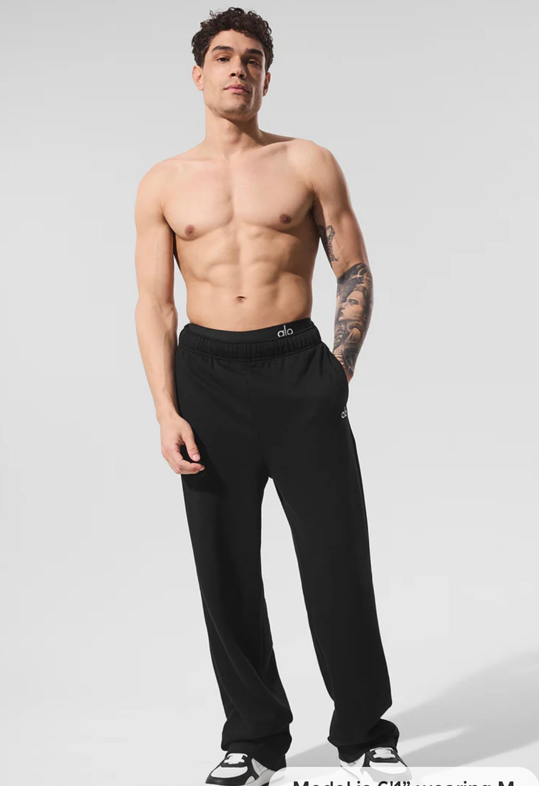 Men CozyLine Sweatpants Black