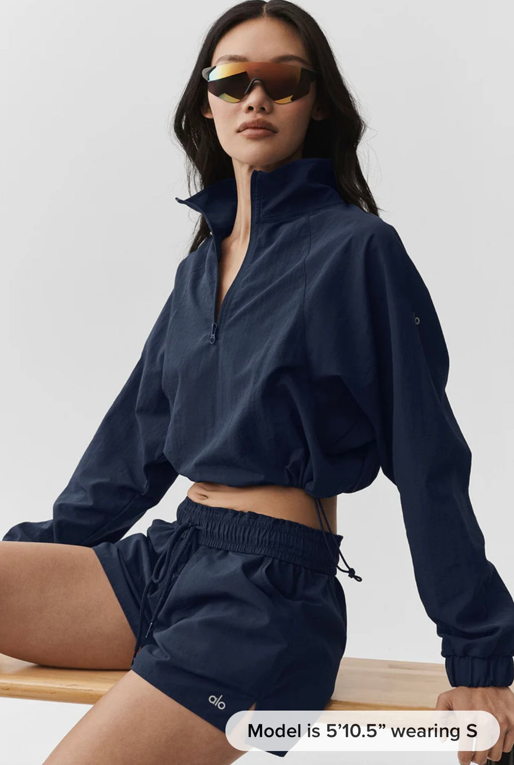 Alumni Cropped 1/4 Zip + Short Set