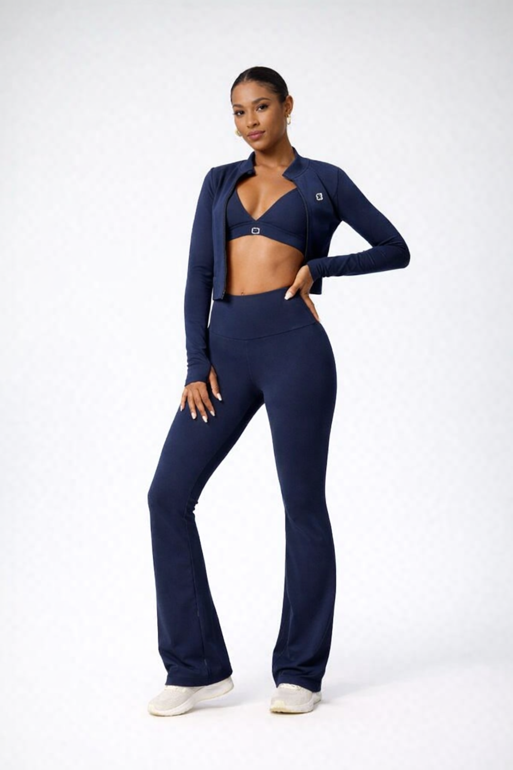 AuraLift High Waist Wide Leg 3-Piece Set