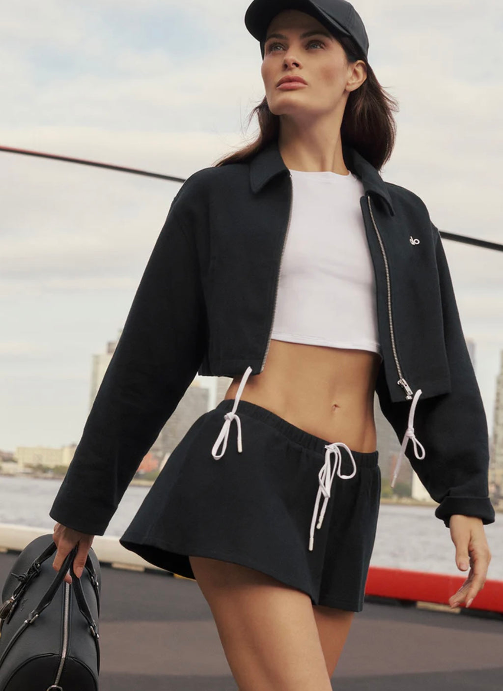 Fan Favorite Low-Rise Cropped Jacket Set