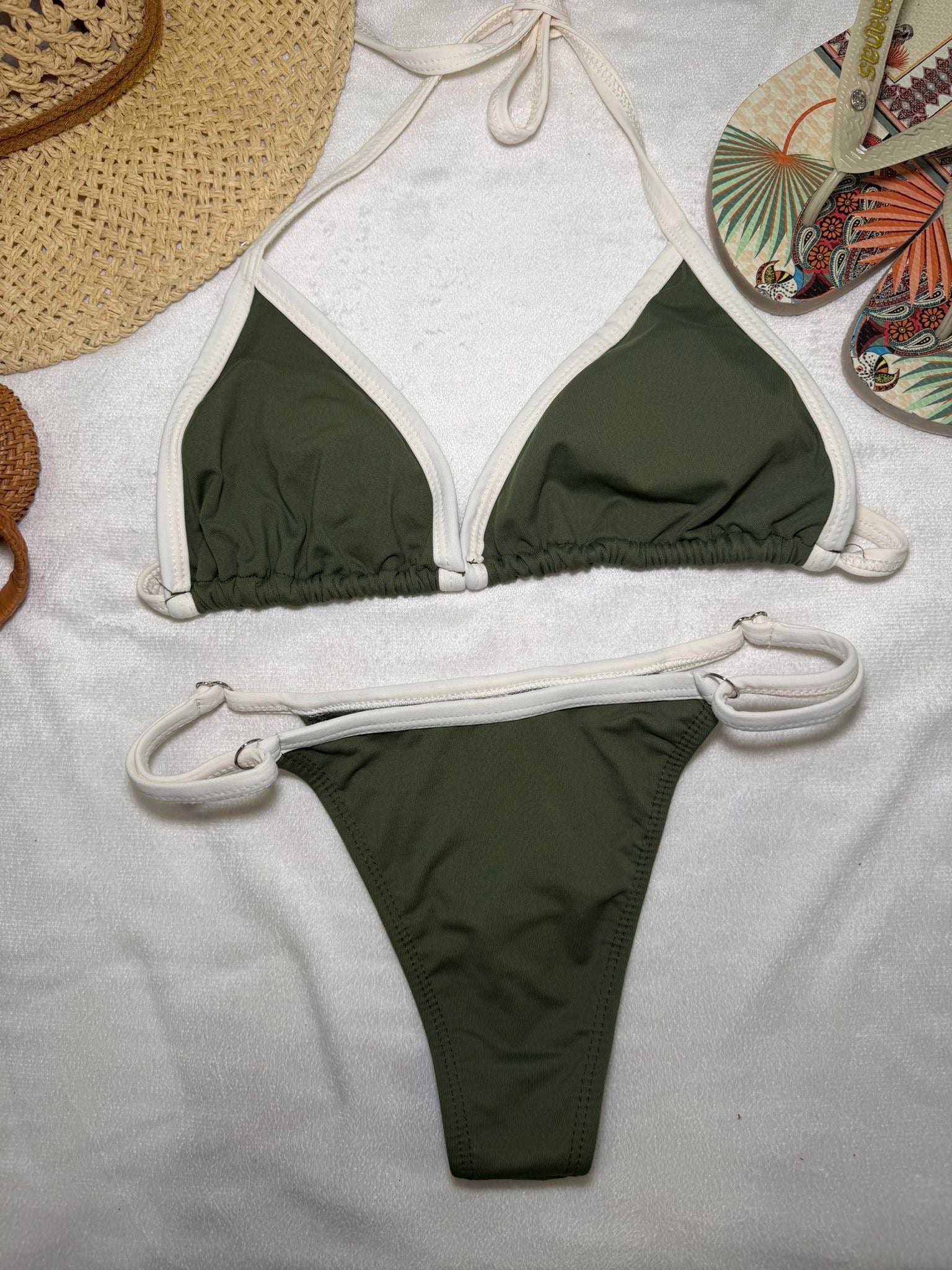 #39 Olive White | Sirena do Brasil Swimwear