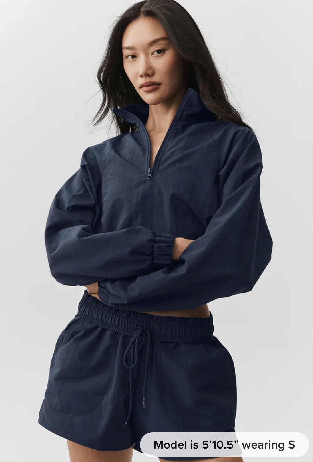Alumni Cropped 1/4 Zip + Short Set