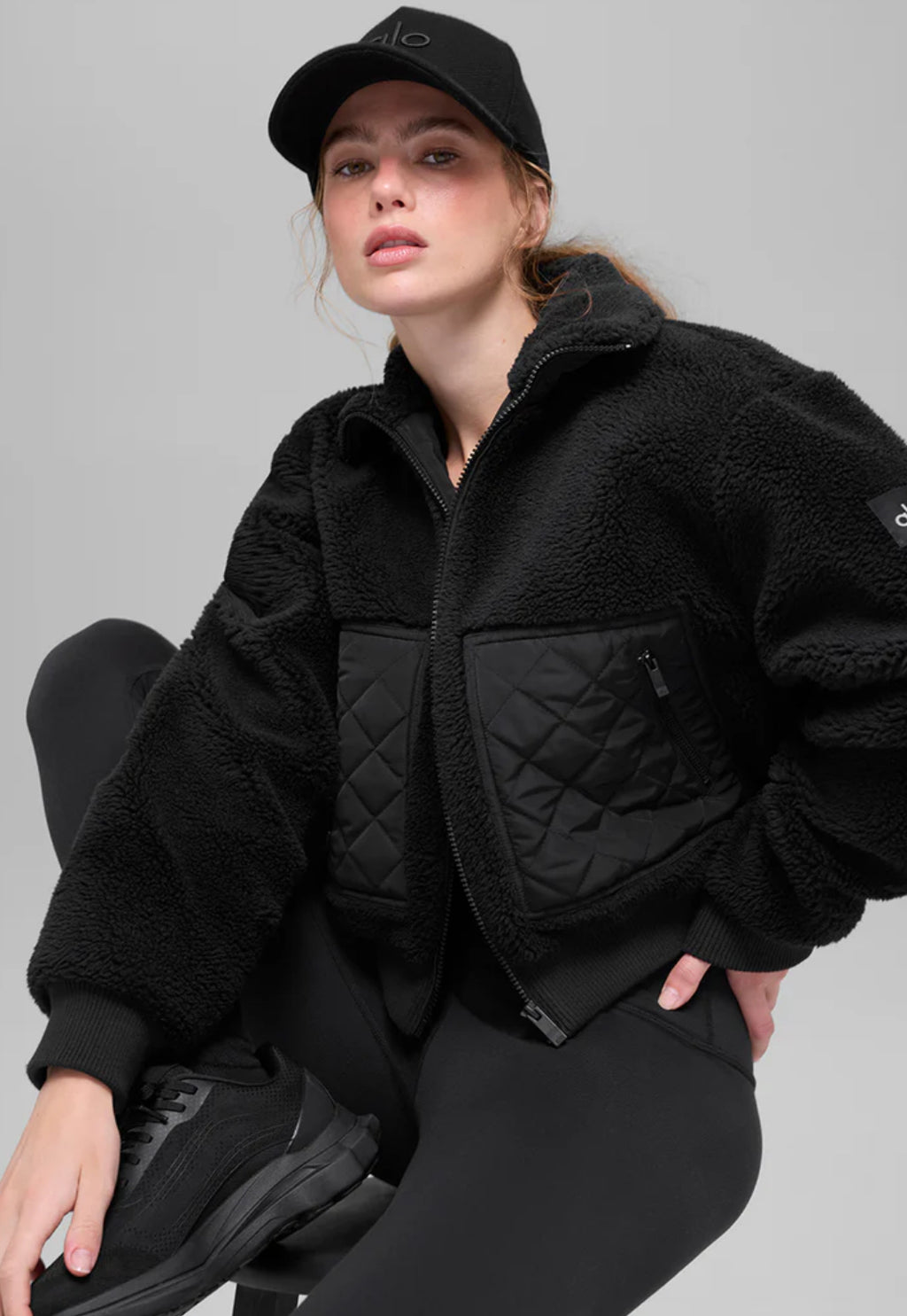 The Cozy-Quilt Flight Bomber Black