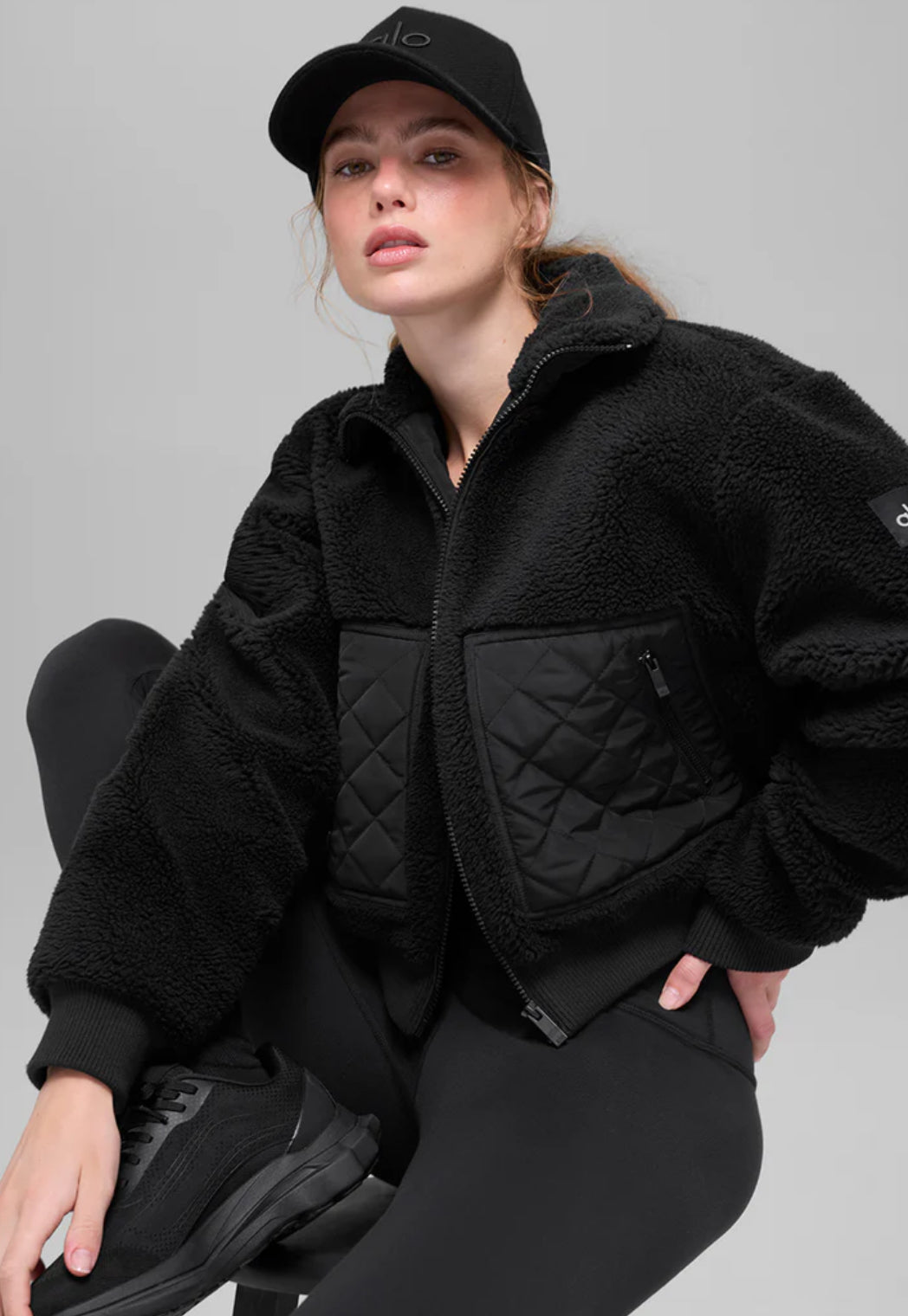 The Cozy-Quilt Flight Bomber Black