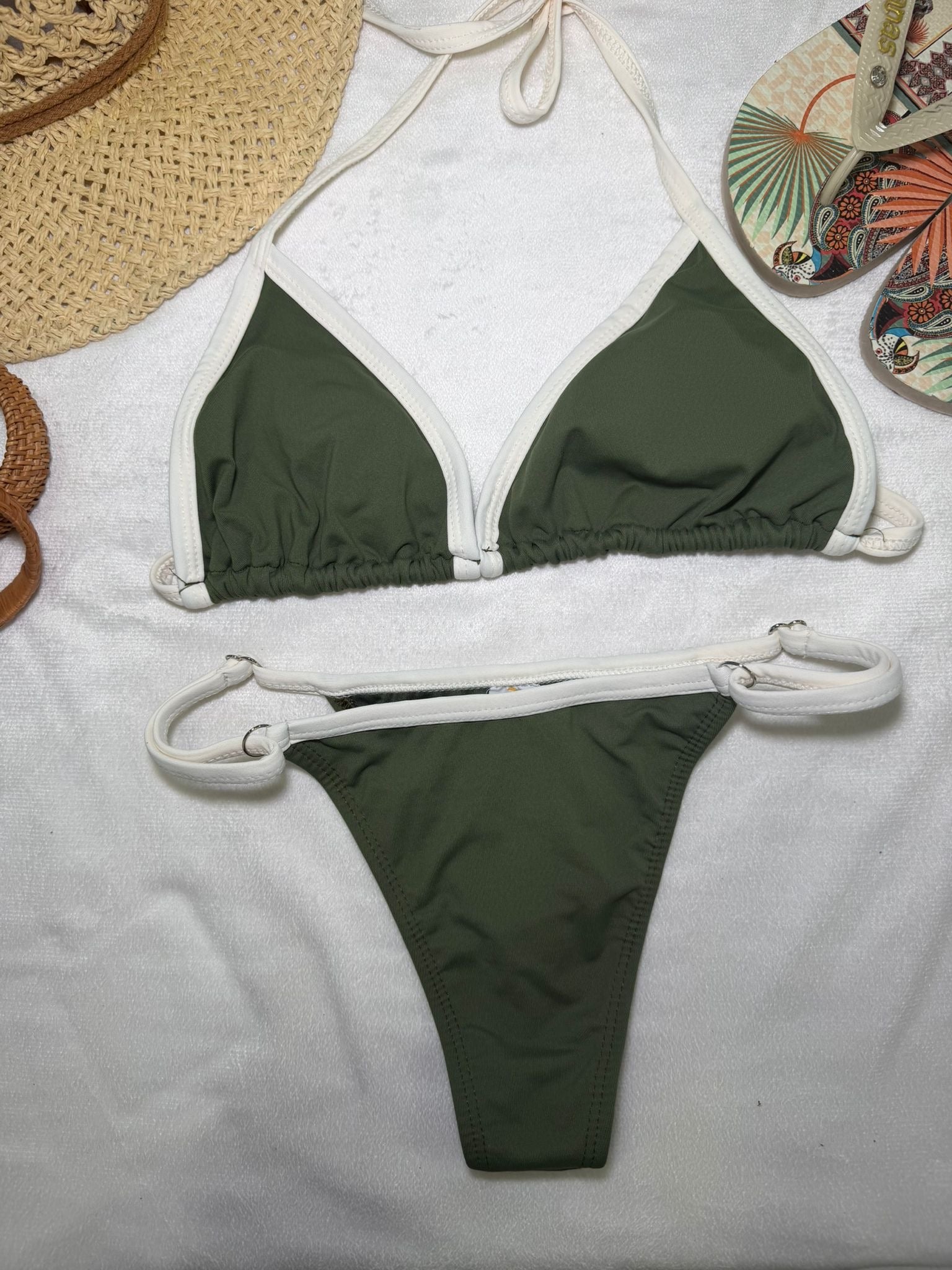 #39 Olive White | Sirena do Brasil Swimwear