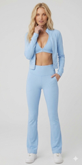 AuraLift High Waist Wide Leg 3-Piece Set
