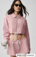 Fan Favorite Low-Rise Cropped Jacket Set