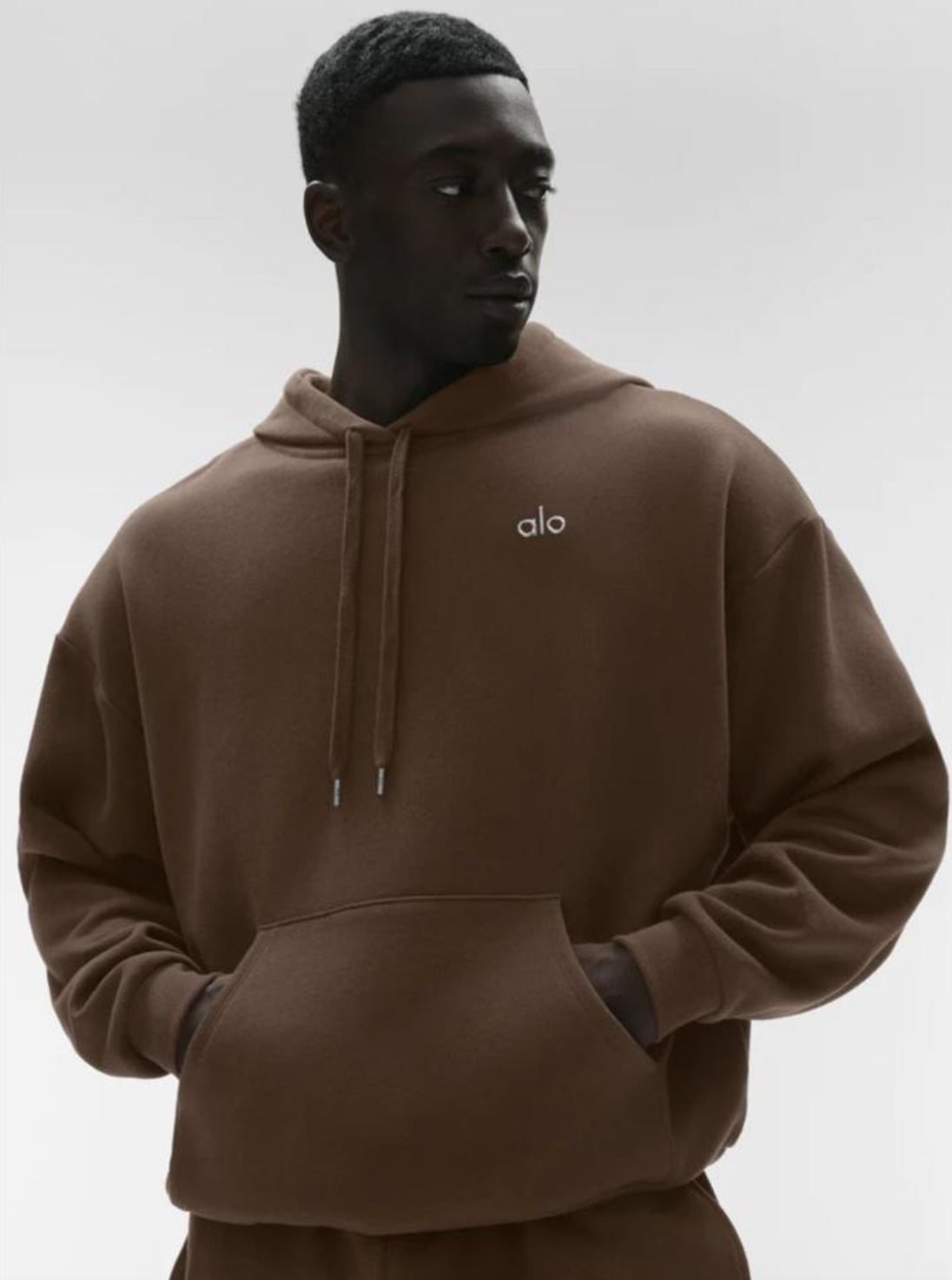 Men CozyLine Hoodie Espresso