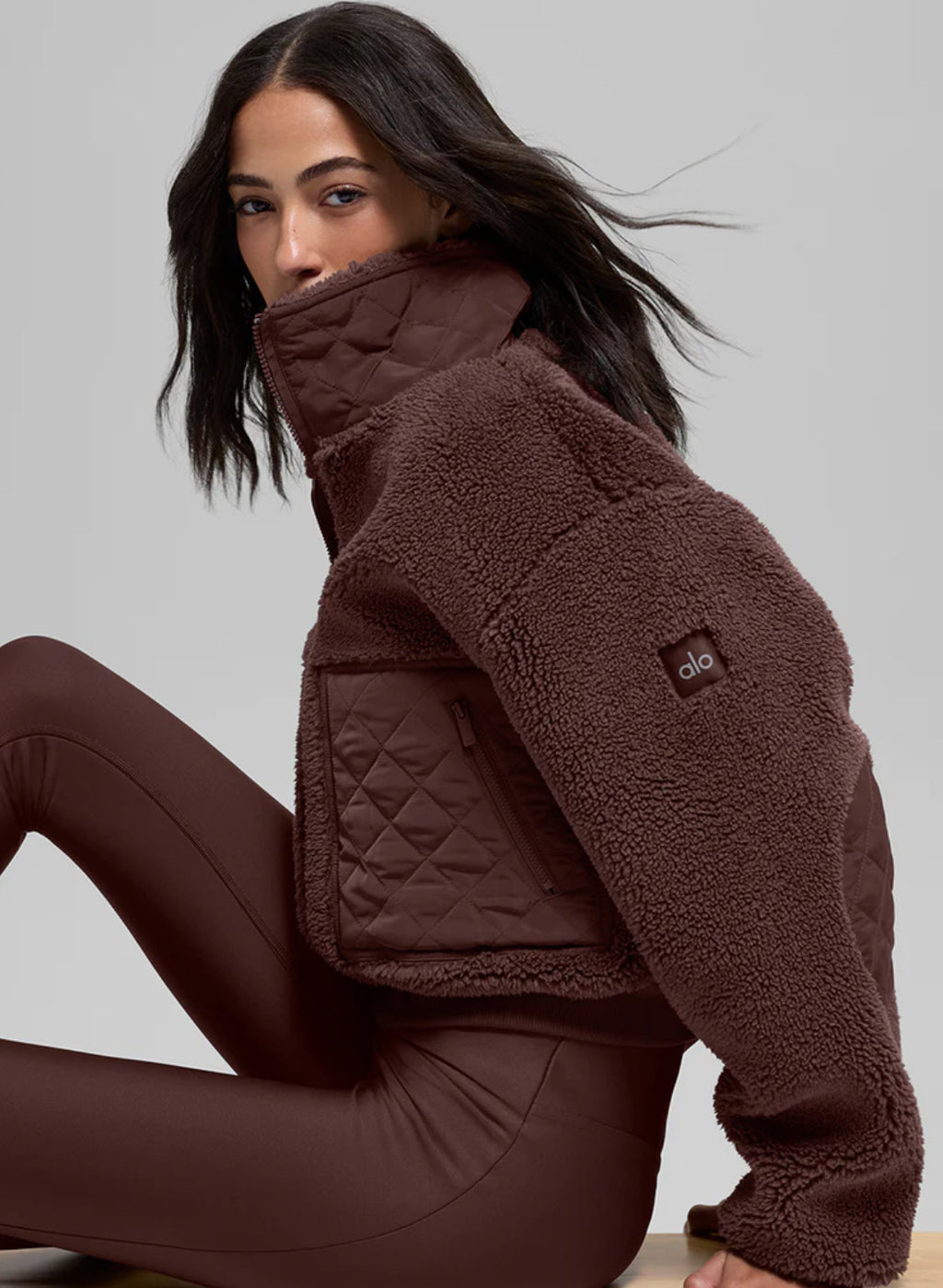 The Cozy-Quilt Flight Bomber Espresso