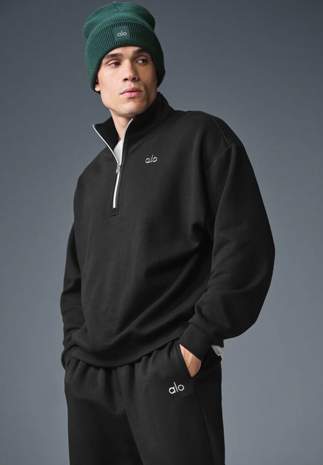 Men CozyLine 1/2 Zipper Pullover