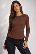 Ribbed Long Sleeve Espresso