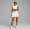 Micro Tennis Skirt Set White