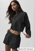 Alumni Cropped 1/4 Zip + Short Set