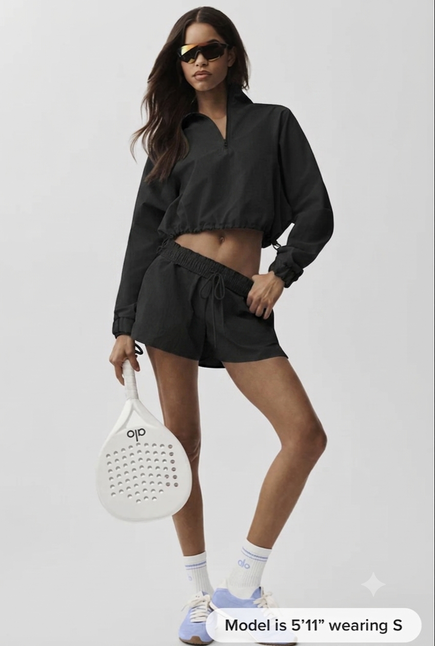 Alumni Cropped 1/4 Zip + Short Set